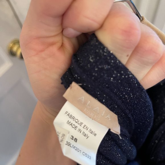 Alaia Navy Blue Evening Gown - Picture 3 of 6